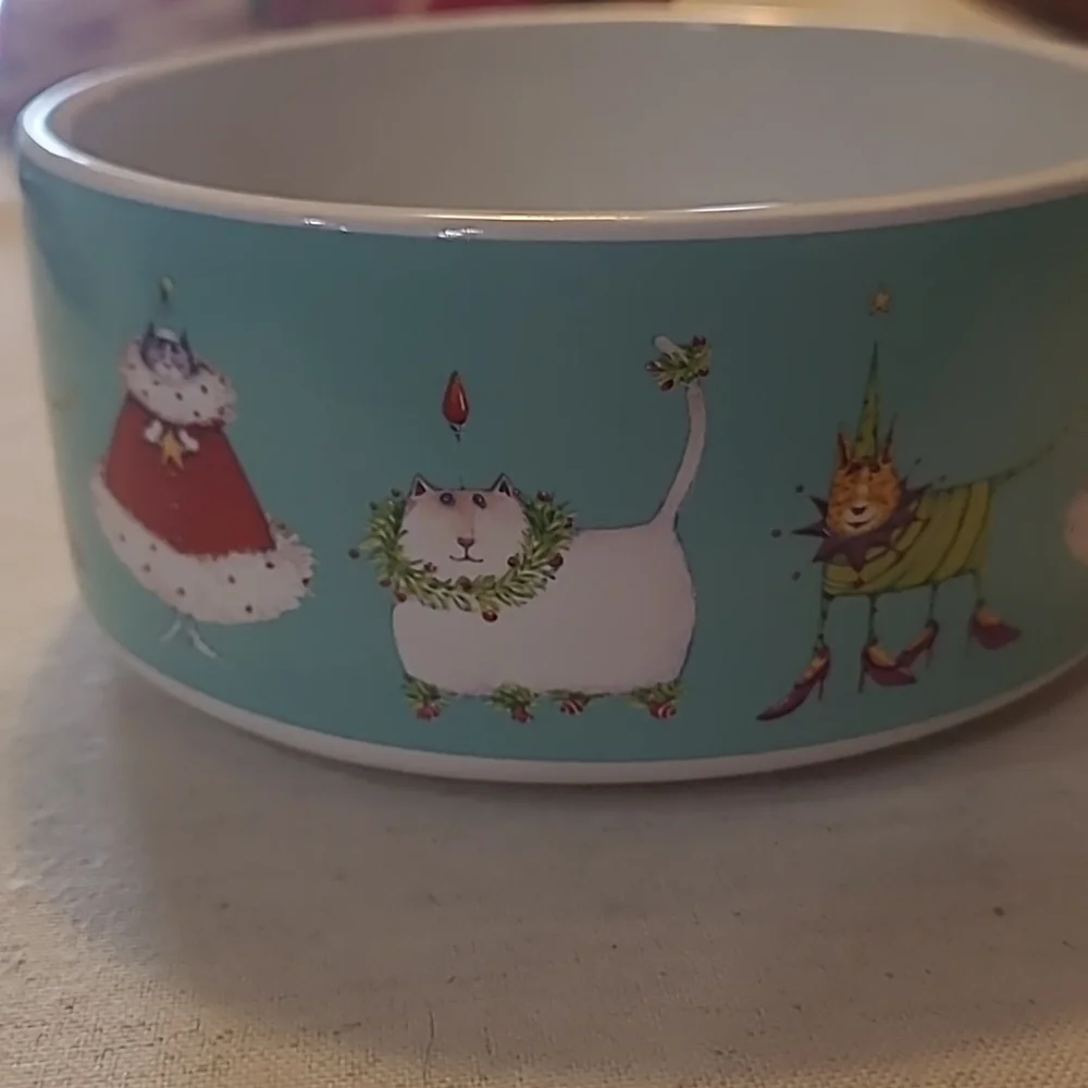 Dept 56 Cat Bowl